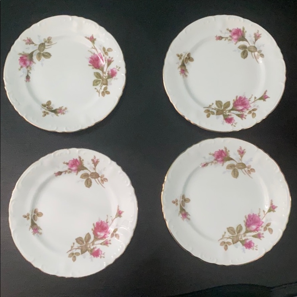 Royal Rose Fine China Japan bread & butter plates
